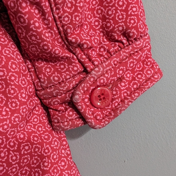 Mexx baby Girl lined pink rain jacket removable hood size 9-12 months - Picture 9 of 16